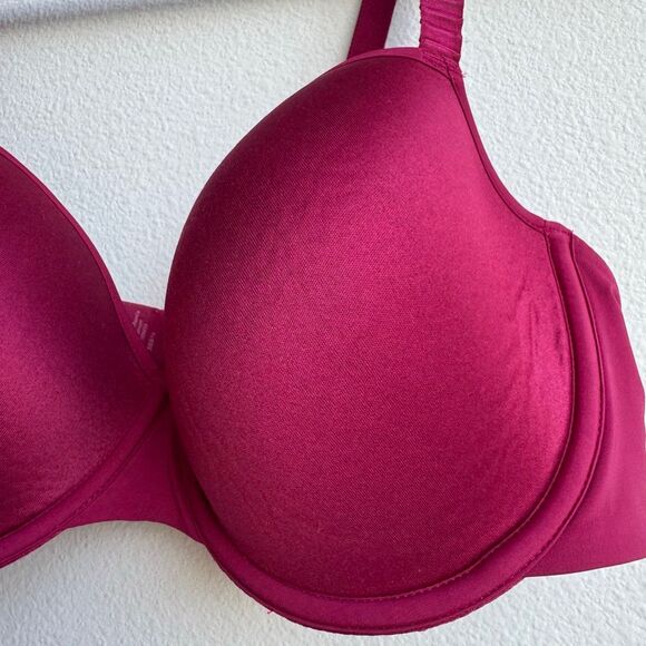 ThirdLove Third Love 24/7 Classic T-Shirt Bra Berry Magenta 38.5B Size 38B 1/2 - Picture 3 of 6